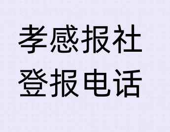 孝感报社登报电话_登天下